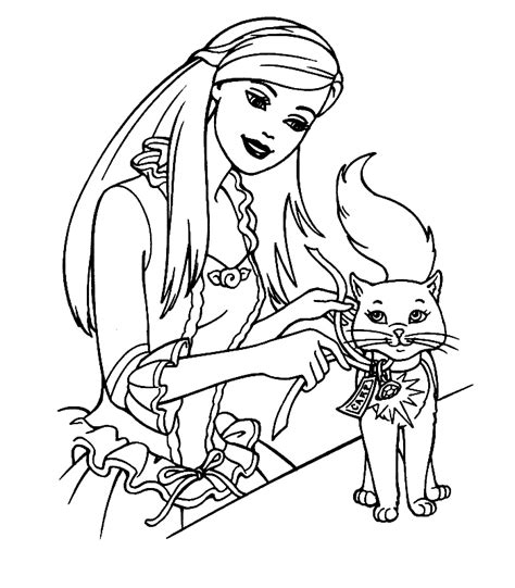 Barbie Princess Coloring Pages - Coloring Home