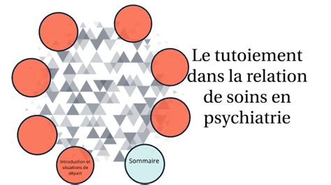 Le Tutoiement Dans La Relation De Soins En Psychiatrie By Anais Madonna