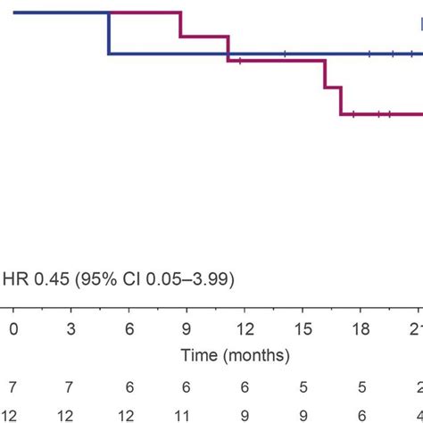 Kaplan Meier Analysis Of Progression Free Survival Among Japanese