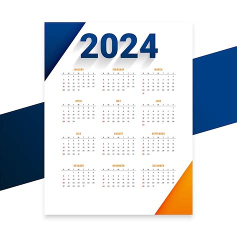 Feliz A O Nuevo Calendario Anual Dise O De Dise O Vectorial