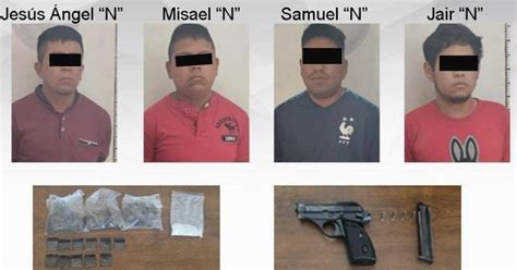 Detiene Polic A Morelos Cuatro Hombres En Posesi N De Armas Y Droga En