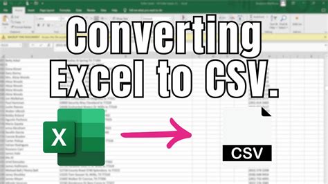 How To Convert Excel To Csv Quick And Easy Youtube