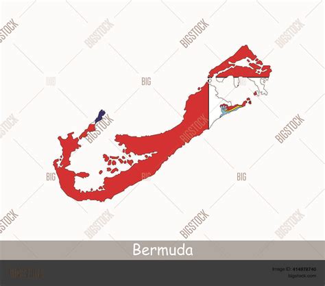 Bermuda Map Flag. Map Vector & Photo (Free Trial) | Bigstock