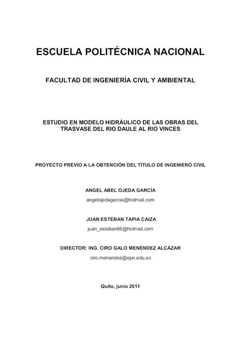 Pdf Escuela Polit Cnica Nacional Epn P Gina De Bibdigital Epn Edu