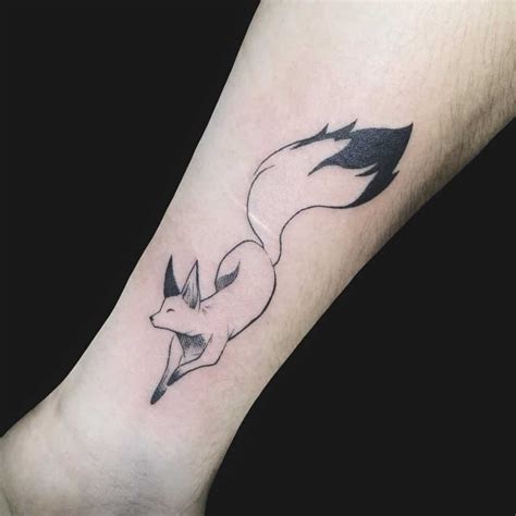 Simple Fox Tattoo Designs