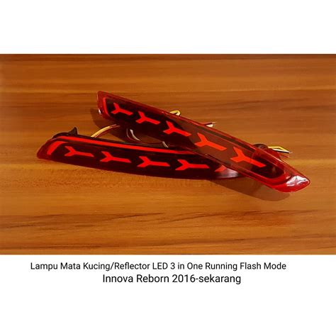 Jual Lampu Led Kucing Reflektor Bumper Belakang Innova Reborn Running