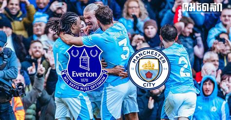 English Premier League Football Season Match Everton Vs