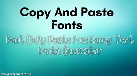 Copy And Paste Fonts - A cute fonts copy and paste with 200+ unique ...