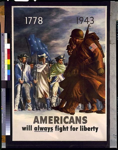 Americans Will Always Fight For Liberty Library Of Congress