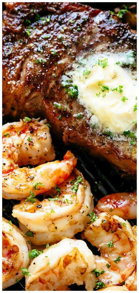 Garlic Butter Grilled Steak And Shrimp ~ An Incredible Easy To Make