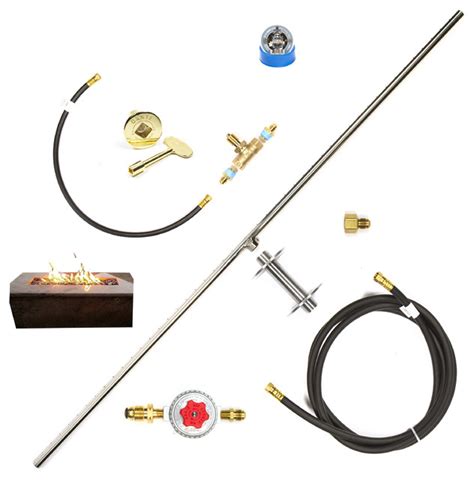 Diy Complete Propane Fire Table 48 T Burner Kit W Key Valve Plus Kit