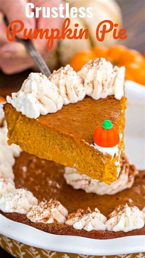 Crustless Pumpkin Pie Recipe Video Sweet And Savory Meals