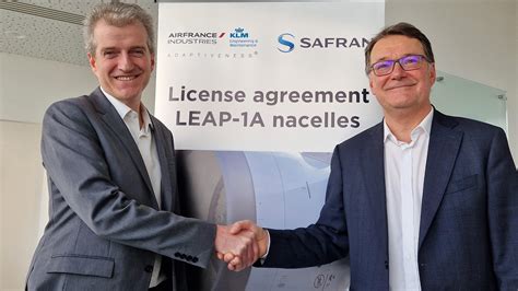 Safran And AFI KLM E M Sign Agreement For MRO Of A320neo Nacelles AGN