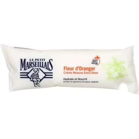 Le Petit Marseillais Fleur dOranger Crème Mousse Extra Doux Berlingot