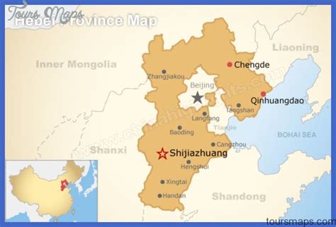 Shijiazhuang Map Tourist Attractions - ToursMaps.com