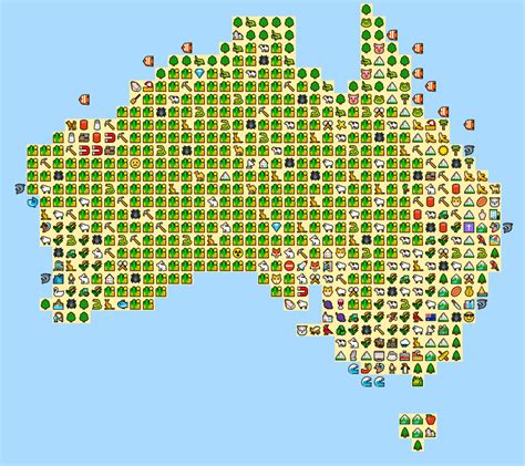 An Emoji map of Australia [OC] [900x800] : r/MapPorn