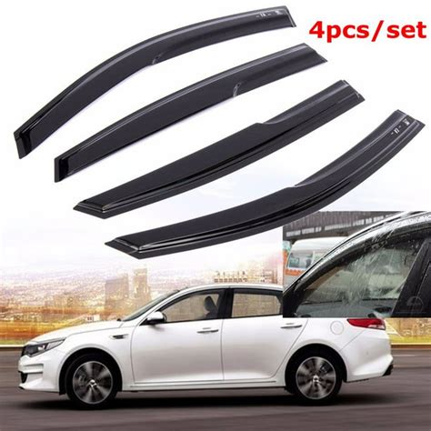 4pcs Car Window Visor Sun Shade Vent Rain Guards Deflector For Kia Optima K5 11 2015 Walmart