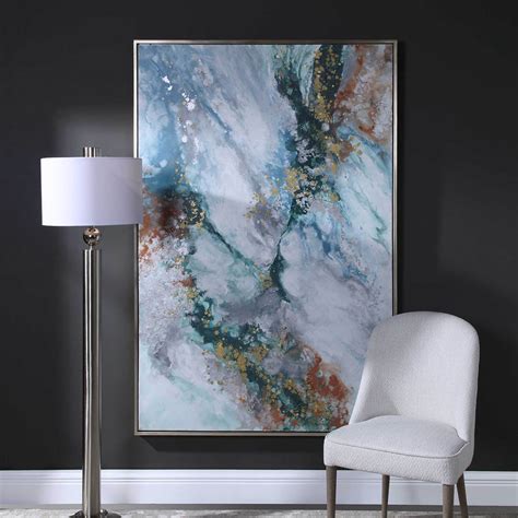 Mercury Hand Painted Canvas Uttermost