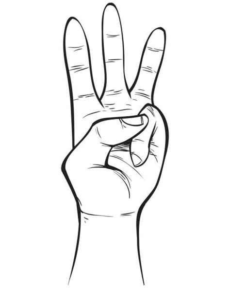 Best Three Fingers Illustrations Royalty Free Vector Graphics And Clip Art Istock