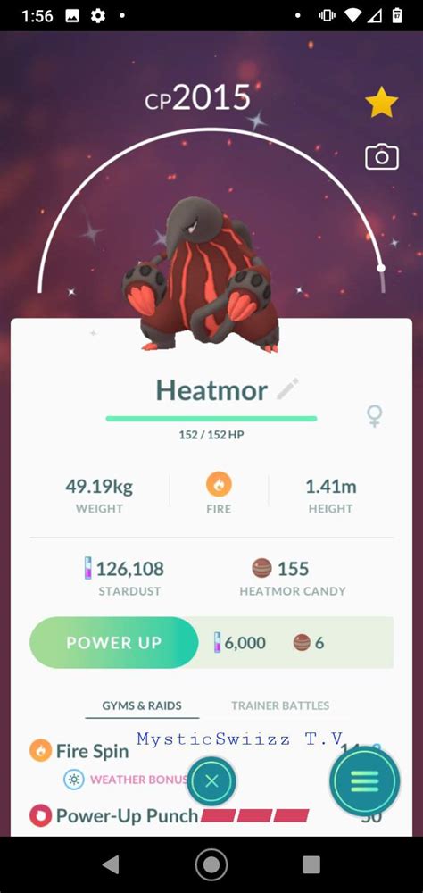 Shiny Heatmor Pokemon Go Amino