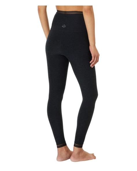 Beyond Yoga Spacedye Allure High Waisted Midi Leggings In Black Lyst