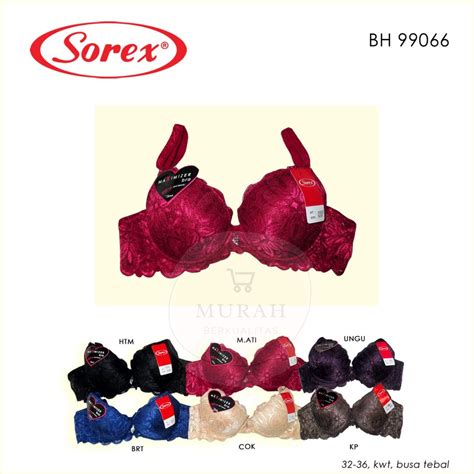 Jual SOREX BH BRA WANITA MOTIF RENDA BUSA TEBAL DENGAN KAWAT BH 99066