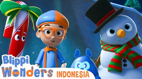 Perburuan Harta Karun Natal Blippi Wonders Indonesia Kartun