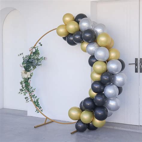 golden metal balloon arch kit  jamie lamont blog