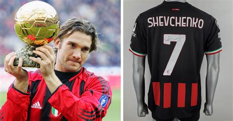 Signiertes AC Milan Trikot Von Legende Andriy Shevchenko