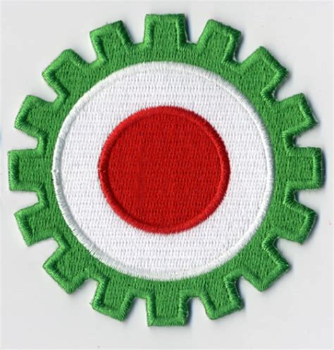 Vintage Style Vespa Lambretta Mod Cog Target Patches 8cm Smart Patches Embroidery And Label Llc