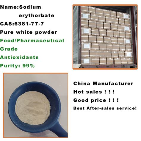 Food Antioxidant White Powder Sodium Erythorbate Cas With