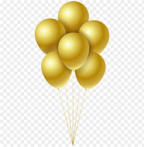 clipart balloons carnival - balloons transparent clipart gold balloons ...