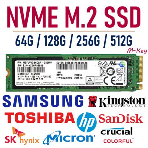 (NVME) M.2 Nvme Pcie Ssd 128gb 256gb 512gb 1tb Ssd For Pc Computer ...