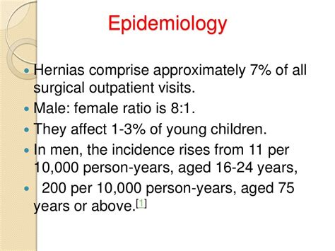 Hernia and herniorrhaphy