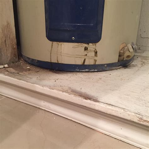 Water heater leaking from the bottom of the tank (x-post r/plumbing
