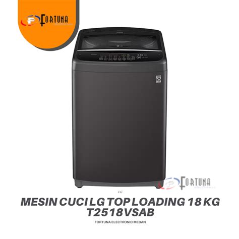 Jual LG T2518VSAB MESIN CUCI TOP LOADING SMART INVERTER 18 KG MEDAN