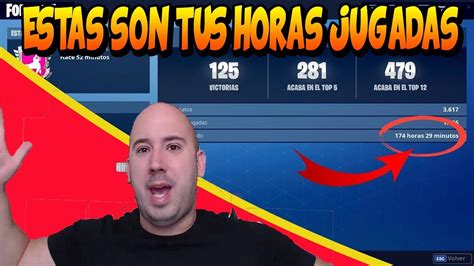 Como Saber Cuantas Horas He Jugado Al Fortnite Youtube