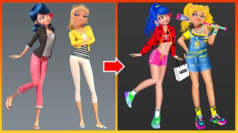 Miraculous Ladybug And Chloe Transformation Miraculous Cartoon Art