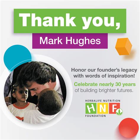 Celebrating Mark Hughes Day 2023 - Herbalife Family Foundation