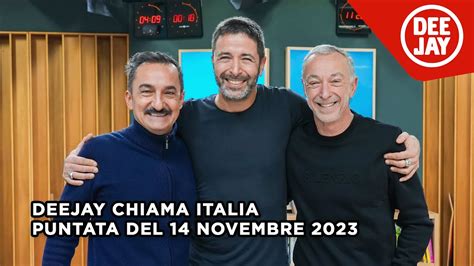 Deejay Chiama Italia Puntata Del Novembre Ospite Pablo