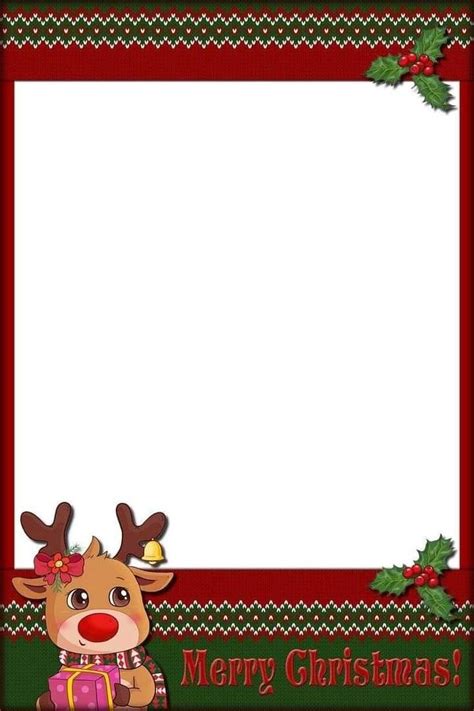 Pin By Sara Robledo On Navidad Merry Christmas Frame Cute Stationery