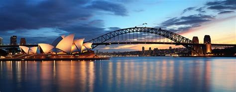 Premium AI Image | Sydney Opera House and Harbour Bridge