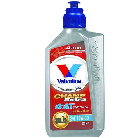 Valvoline Champ Extra 4 AT 10W30 Synthetic Blend Scooter Oil 800 Ml