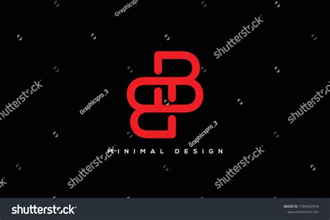 Alphabet Letters Monogram Icon Logo Bb Royalty Free Stock Vector