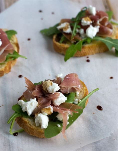 Bruschetta Serranoham Geitenkaas Brenda Kookt Hapjes Bruschetta