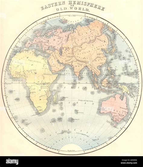 Eastern Hemisphere Map Labeled - San Antonio Map