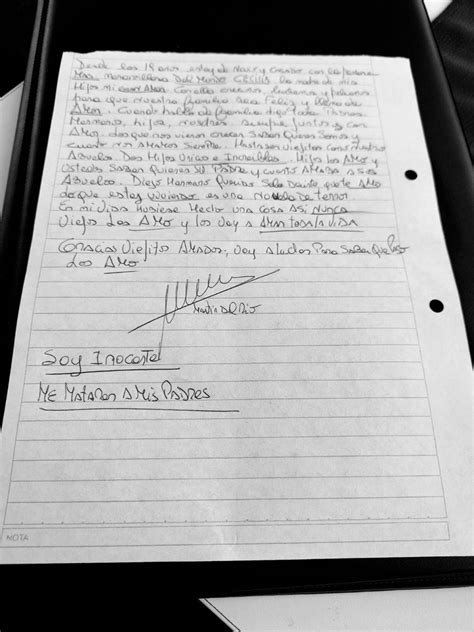 “amaré Toda Mi Vida A Mis Papás” La Carta Que Escribió El Hijo Del Matrimonio Asesinado En