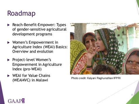 The Womens Empowerment In Agriculture Index Weai