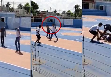 Video de brutal agresión a estudiante en cancha de Progreso