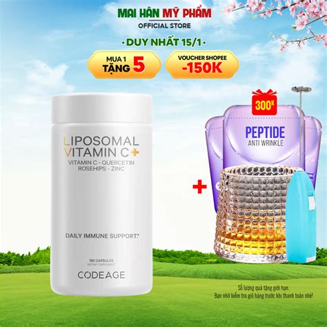 Viên Uống Bổ Sung Codeage Liposomal Vitamin C Shopee Việt Nam